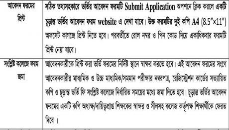 ভর্তি হতে যে সকল কাগজপত্র লাগবেঃ
