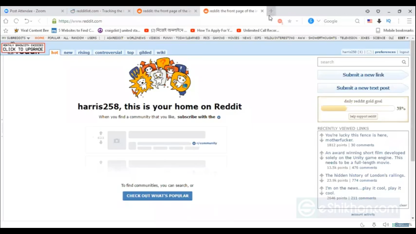 eShikhon.com YouTube Live Course – Complete Guide to Video Editing & Earning